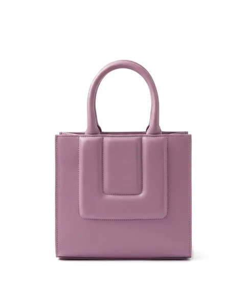 By Far, Petit cabas en cuir mauve