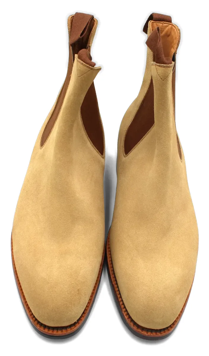 J.M. Weston, Bottines Chelsea en daim, vue 1 sur 3