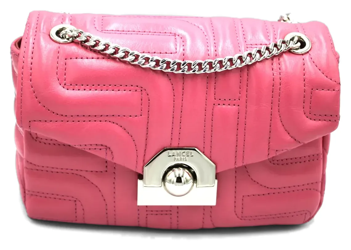 Lancel, Petit sac matelassé fuchsia, vue 1 sur 6